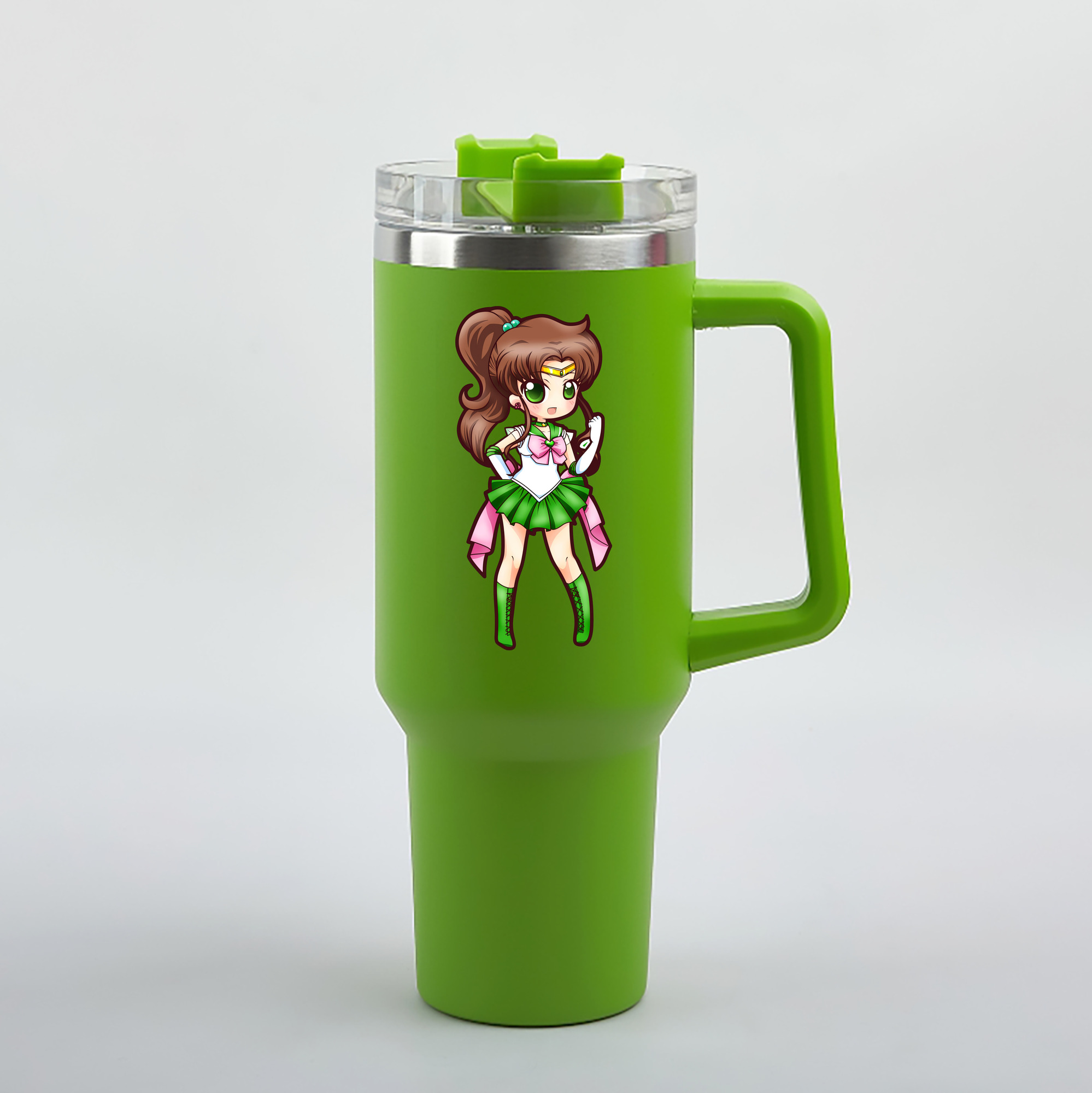 （画像用） 美少女戦士セーラームーン 木野 まこと きの まこと Sailor Moon Kino Makoto （セーラージュピター；Sailor Jupiter） 1200mL車用タンブラー（カラープリント）